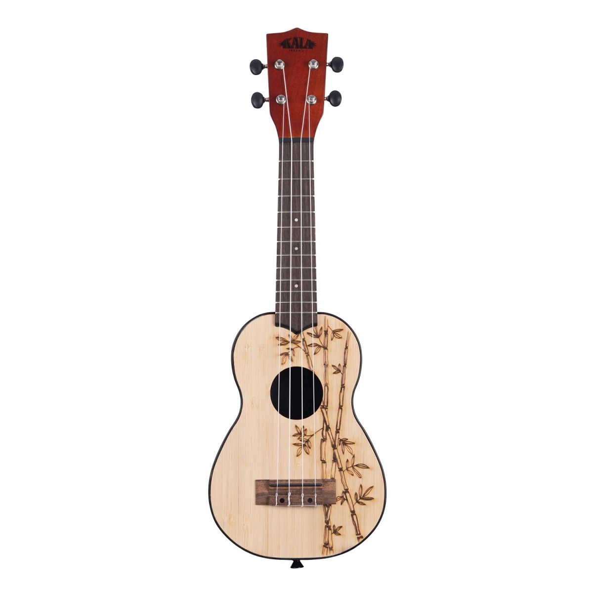 Kala - Bamboo Top Ukadelic Soprano Ukulele - UK-BAMBOO Front