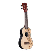 Kala - Bamboo Top Ukadelic Soprano Ukulele - UK-BAMBOO