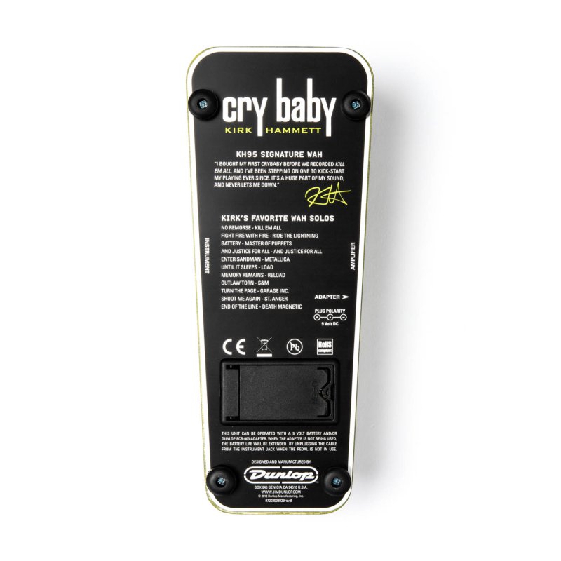 Dunlop - Kirk Hammett Cry Baby Signature Wah #KH95