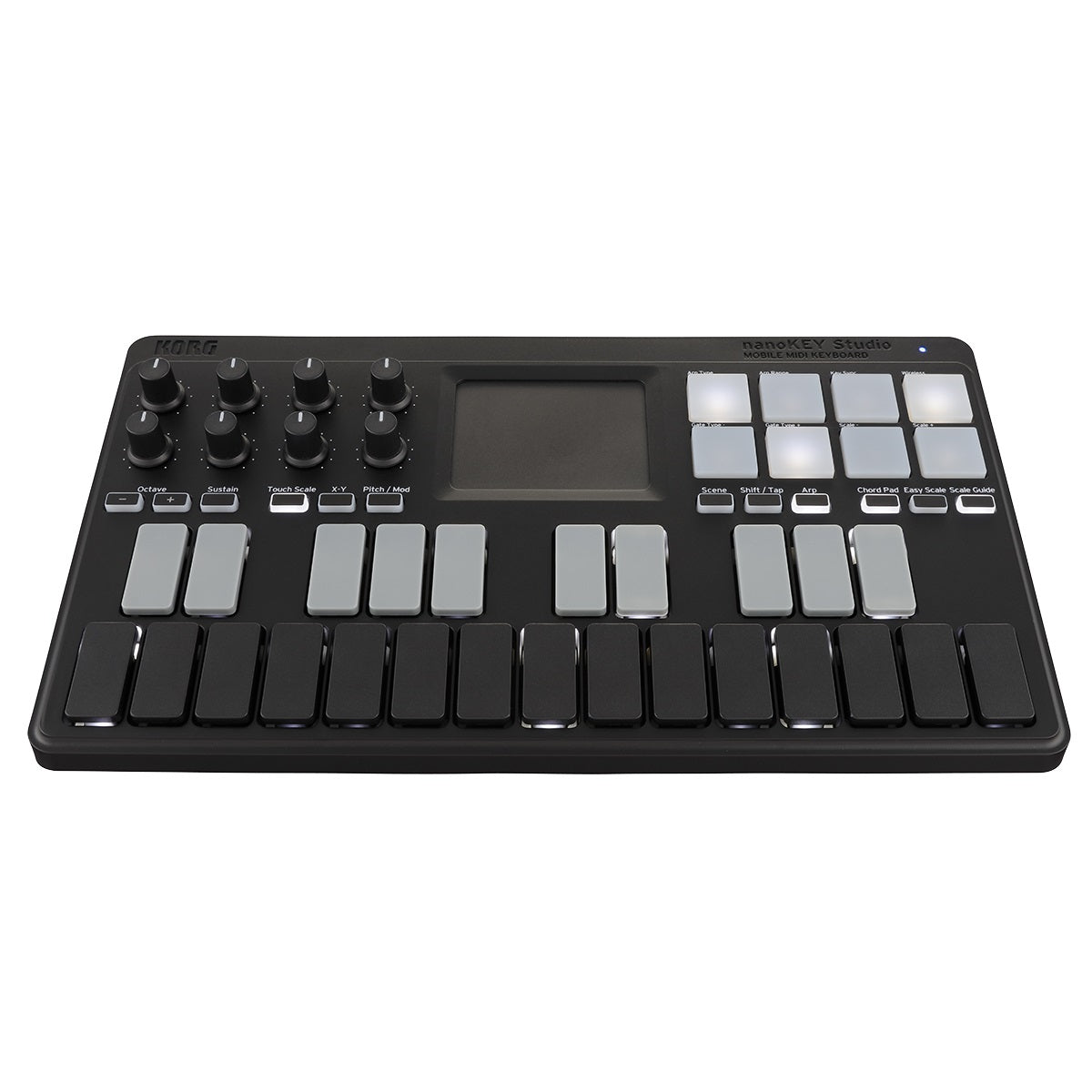 Korg - nanoKEY Studio Mobile Midi Keyboard Angle