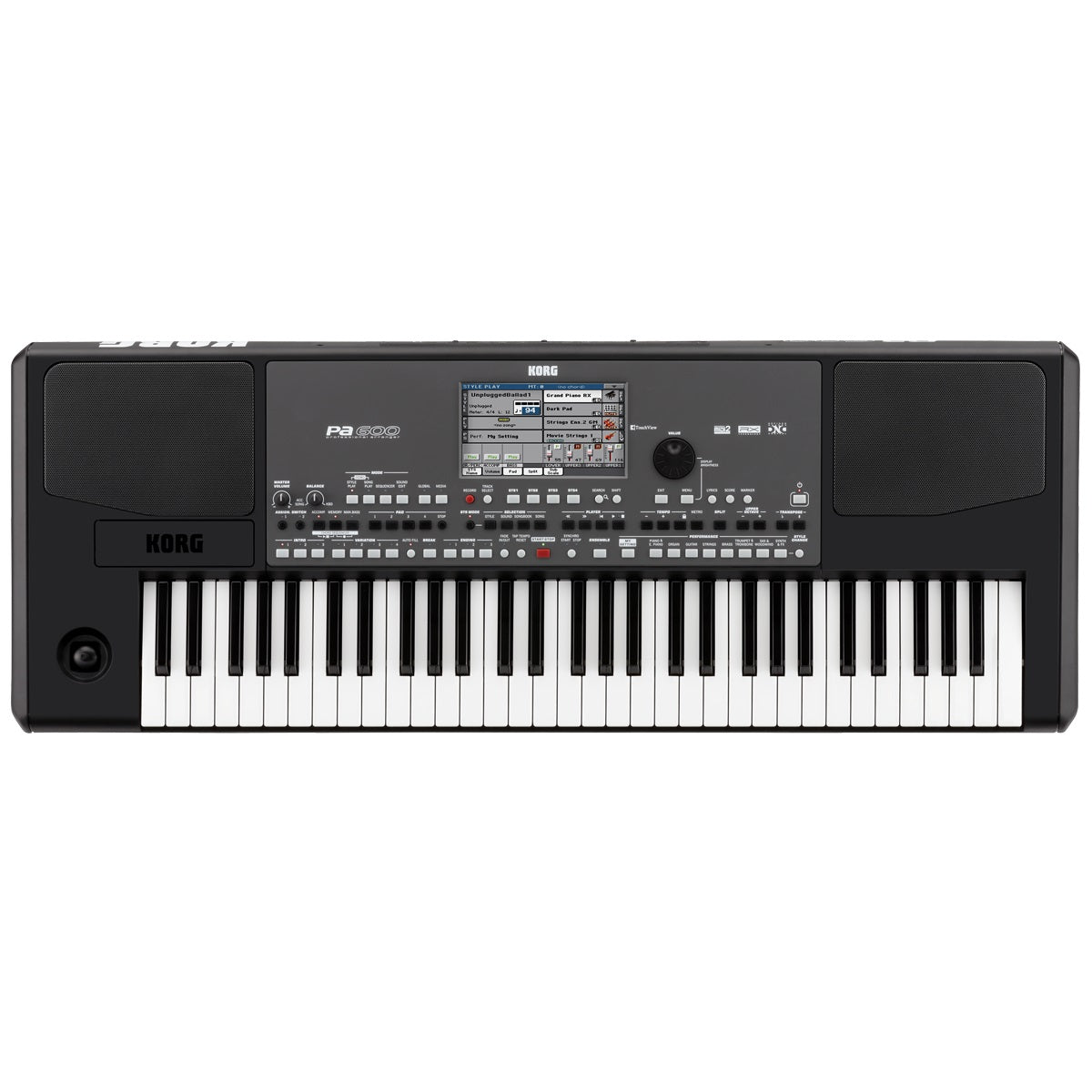 Korg PA600 - Professional Arranger top