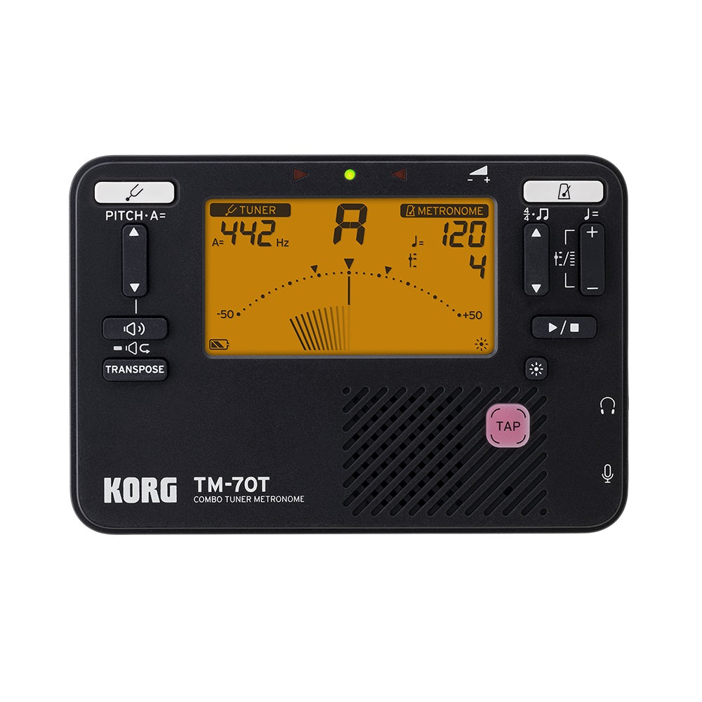 Korg - TM-70T Black Combo Tuner Metronome