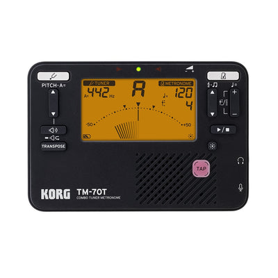 Korg – TM-70T Accordeur-métronome combo noir
