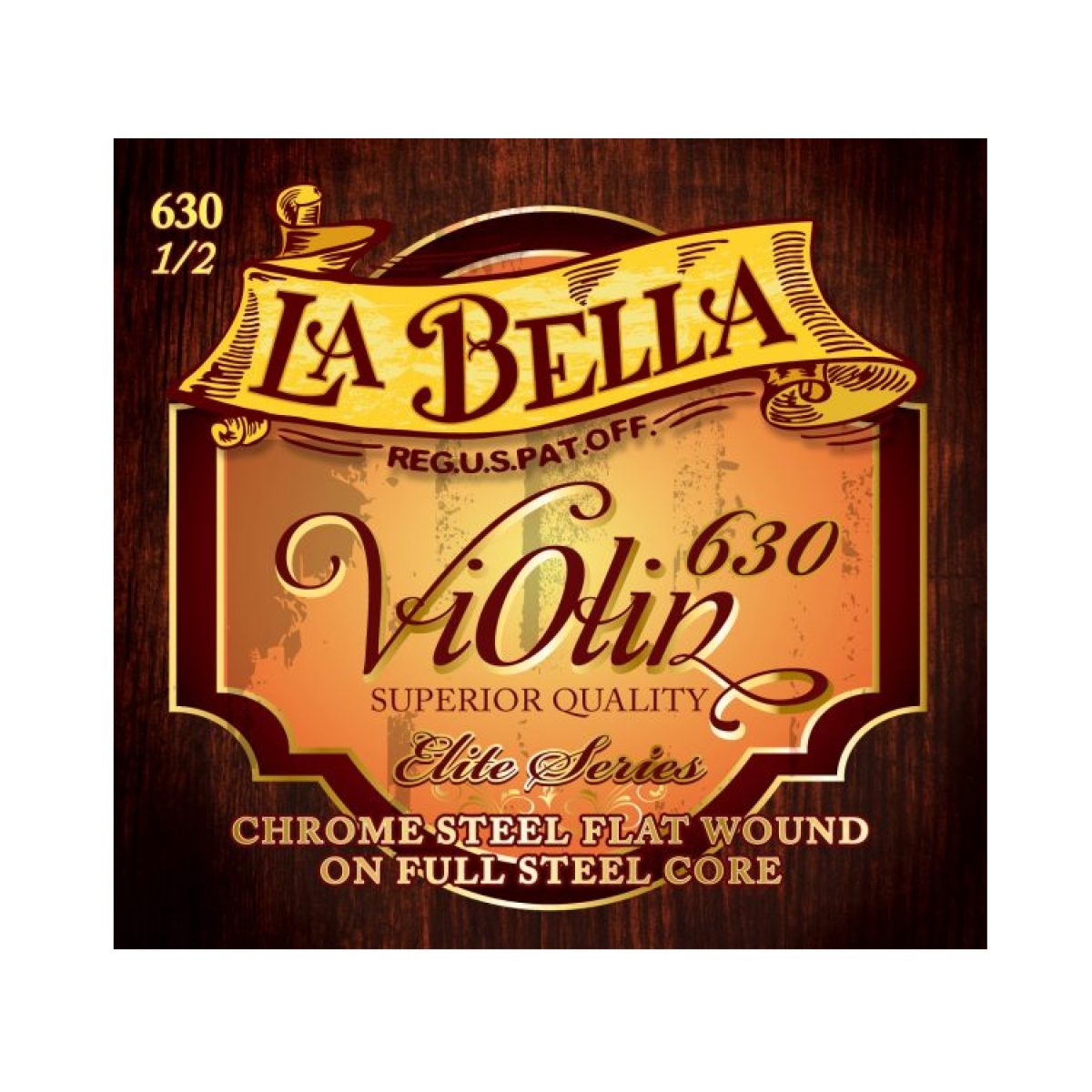 La Bella - 630 1/2 Violin Chrome Steel String Set