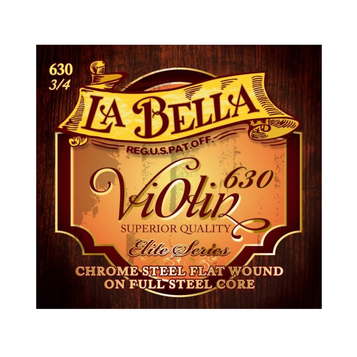 La Bella - 630 3/4 Violin Chrome Steel String Set
