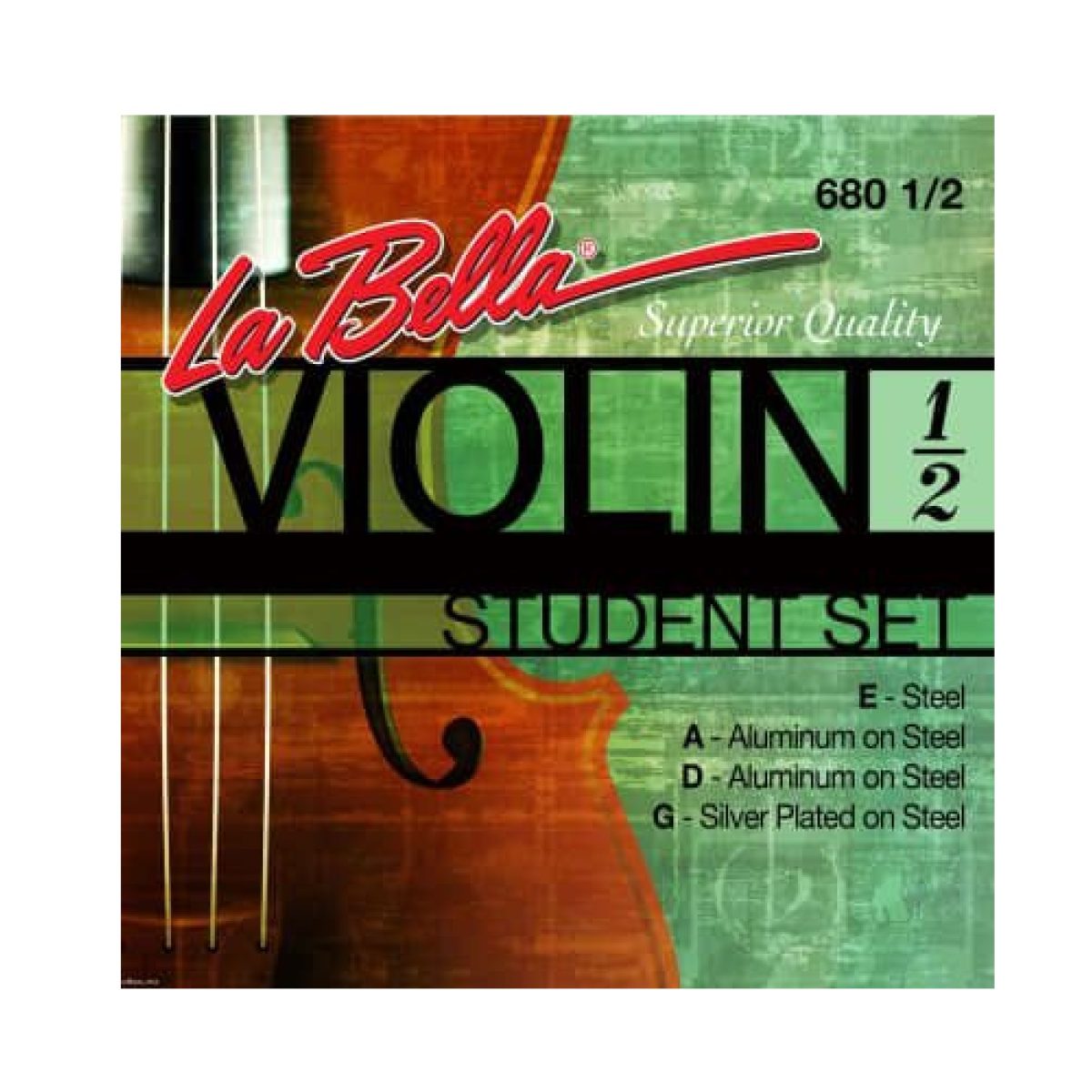 La Bella – 680 1/2 Violin Student String Set