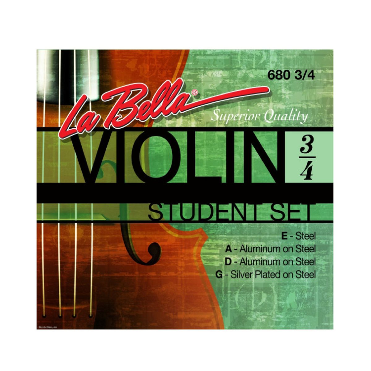 La Bella – 680 3/4 Violin Student String Set