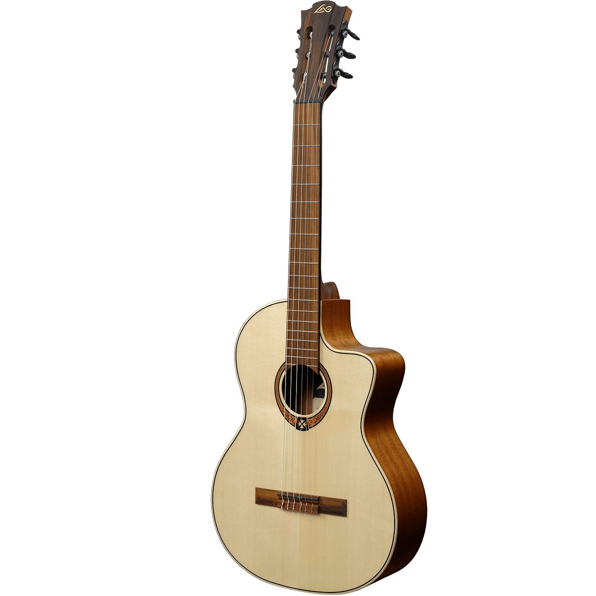 Lag Guitars - OC88CE Classical Guitar right