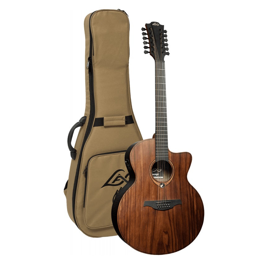 LAG Guitars - Sauvage-J12CE Jumbo 12-String Acoustic-Electric