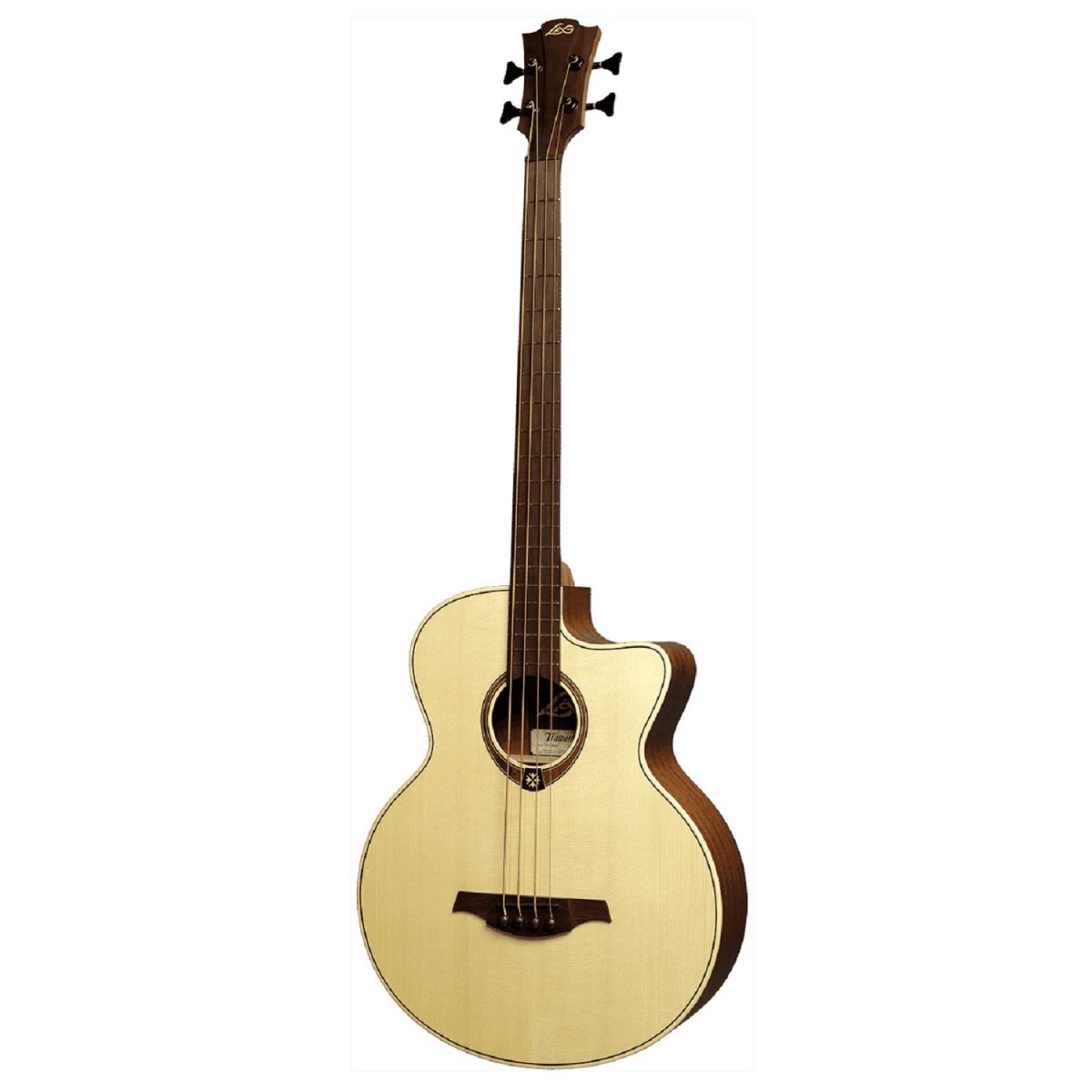 LAG Guitars - Tramontane 177 Cutaway Electroacoustic Bass - T177BCE