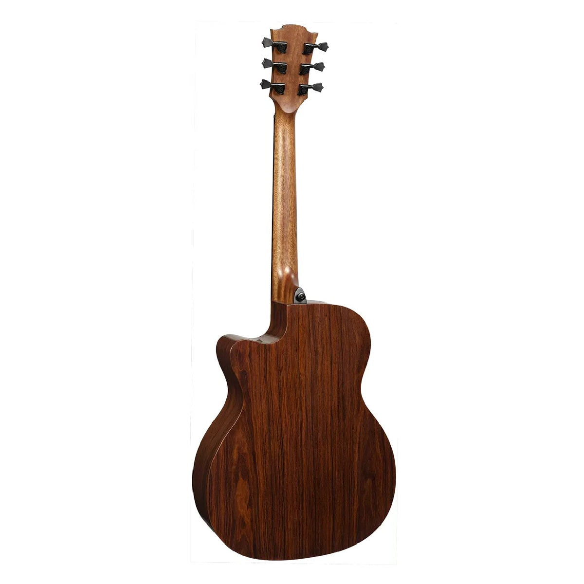 LAG Guitars - Auditorium Cutaway Glossy BlueWave 2 Smart Guitar - TBW2ACE Back