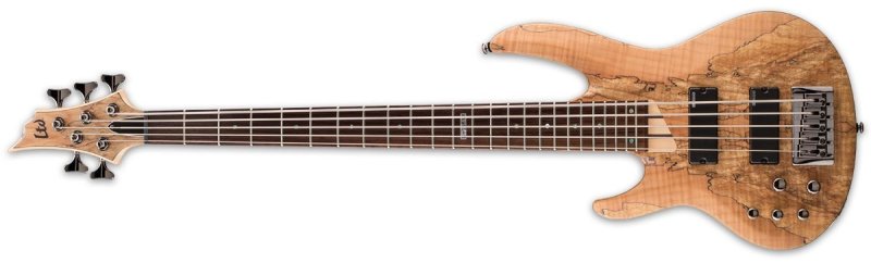 ESP - LTD Left-Handed Bass Guitar Ash Natural Satin #LB205SMNSLH