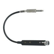 Leem – MT-60 1' Cable XLRF to 1/4″ TS Microphone Impedance Transformer Adapter