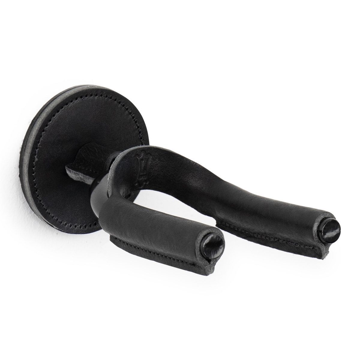 Levy's - Black Forged Guitar Hanger w/ Black Leather
