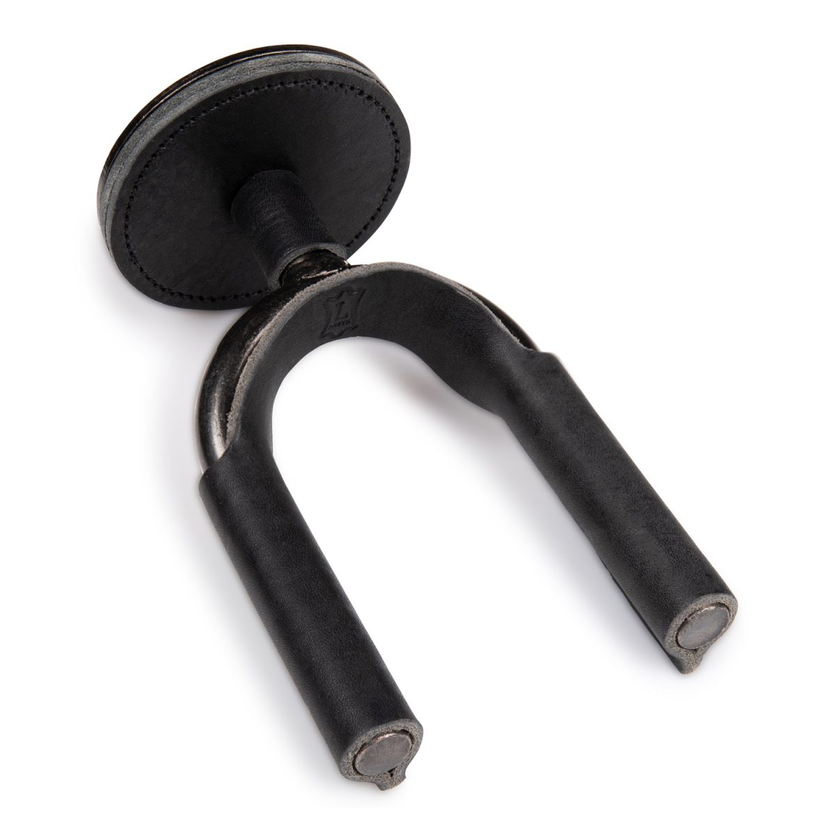 Levy's - Smoke Forged Guitar Hanger w/ Black Leather Top