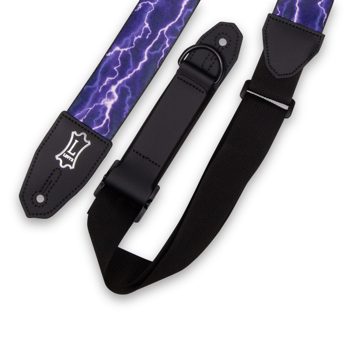 Levy's - MPRH-18 Right Height Sublimation Strap with Lightning Motif Tip