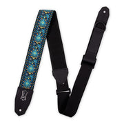 Levy's - Right Height Strap w/ Woven Blue Black Gold Motif