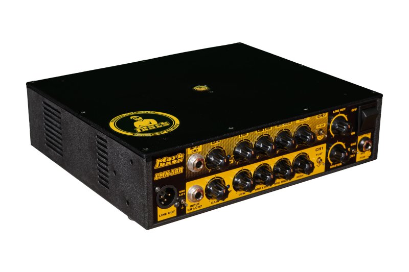 Markbass - Ultra-Light 2 Channel Bass Amp Head with Dual EQ, Bi-Band Limiter & Front-Panel Ergonomic Design #LMK-58R