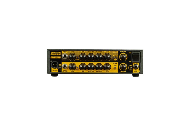 Markbass - Ultra-Light 2 Channel Bass Amp Head with Dual EQ, Bi-Band Limiter & Front-Panel Ergonomic Design #LMK-58R