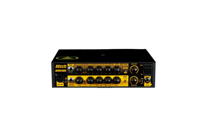 Markbass - Ultra-Light 2 Channel Bass Amp Head with Dual EQ, Bi-Band Limiter & Front-Panel Ergonomic Design #LMK-58R