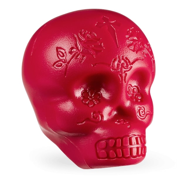 Latin Percussion - Sugar Skull Shaker, Red #LP006-RD