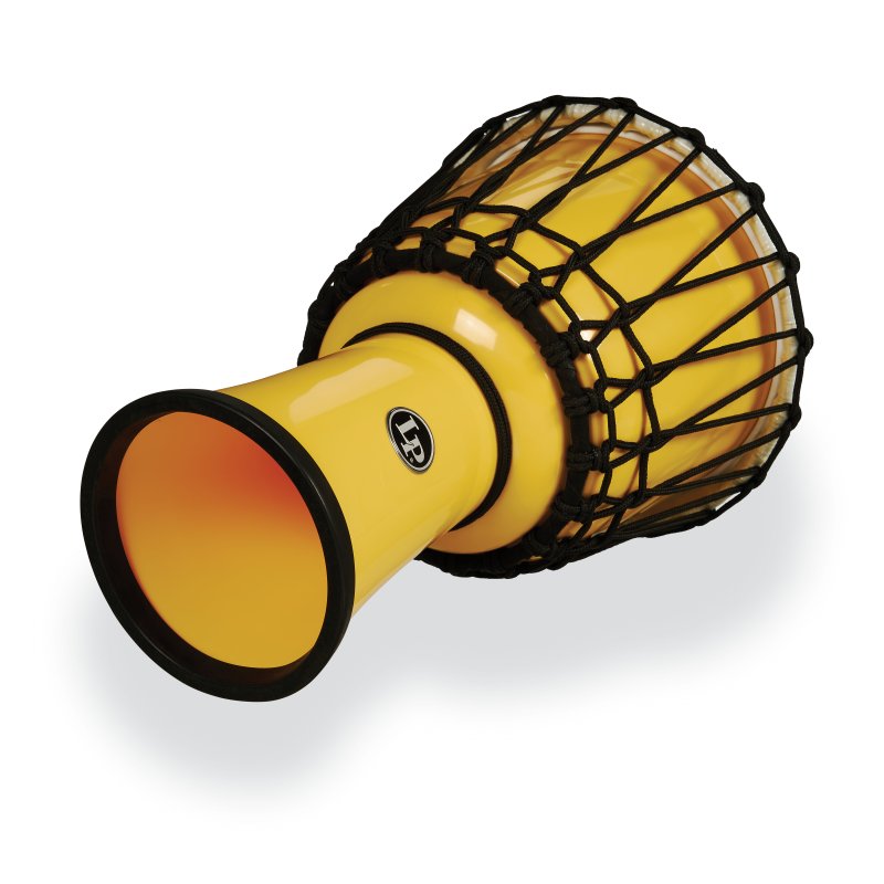 Latin Percussion - World 7" Rope Circle Djembe, Yellow #LP1607YL