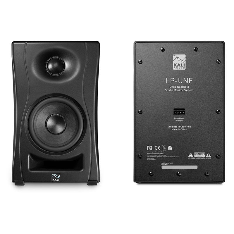 Kali Audio - 4.5" Ultra Nearfield Monitor System With Bluetooth, Black (Pair) #LPUNF