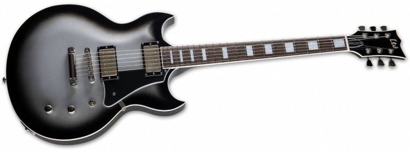 ESP - Bill Kelliher Signature Royal Shiva LTD 6-String Electric Guitar with Case, Silver Sunburst #LROYALSHIVASSB