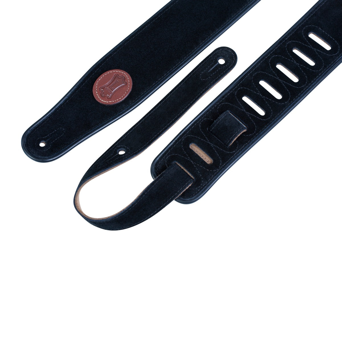 Levy's - 2.5” Black Suede Guitar Strap Signature Series #MSS3-BLK