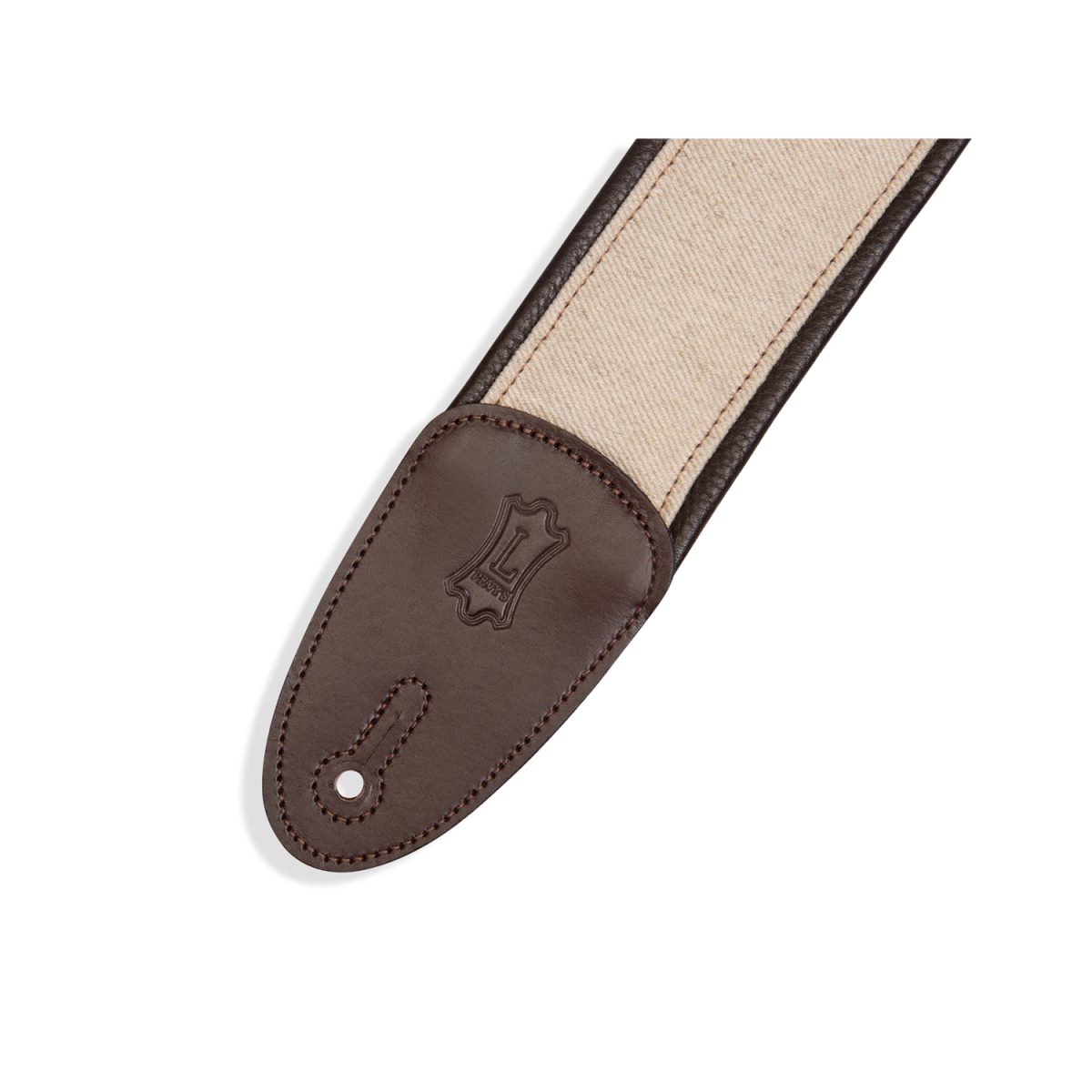 Levy's Deluxe Series - Padded Hemp Slider - Dark Brown-Natural - MHG7DBR-prise2