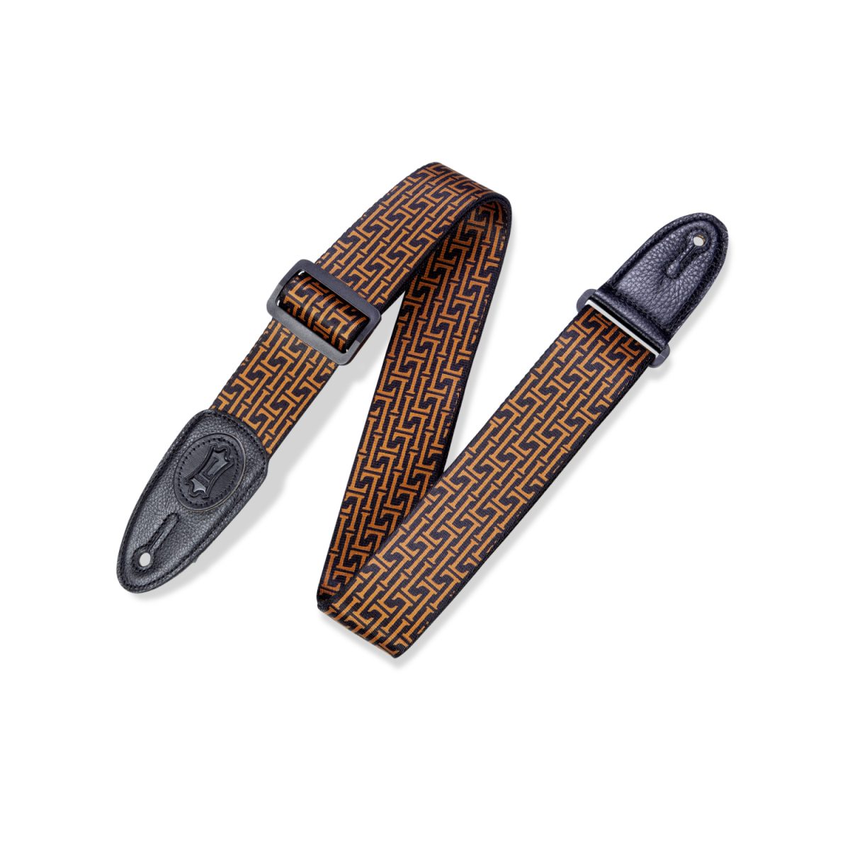 Levy's Signature L Series - Guitar Strap Black-Gold – MPLL004
