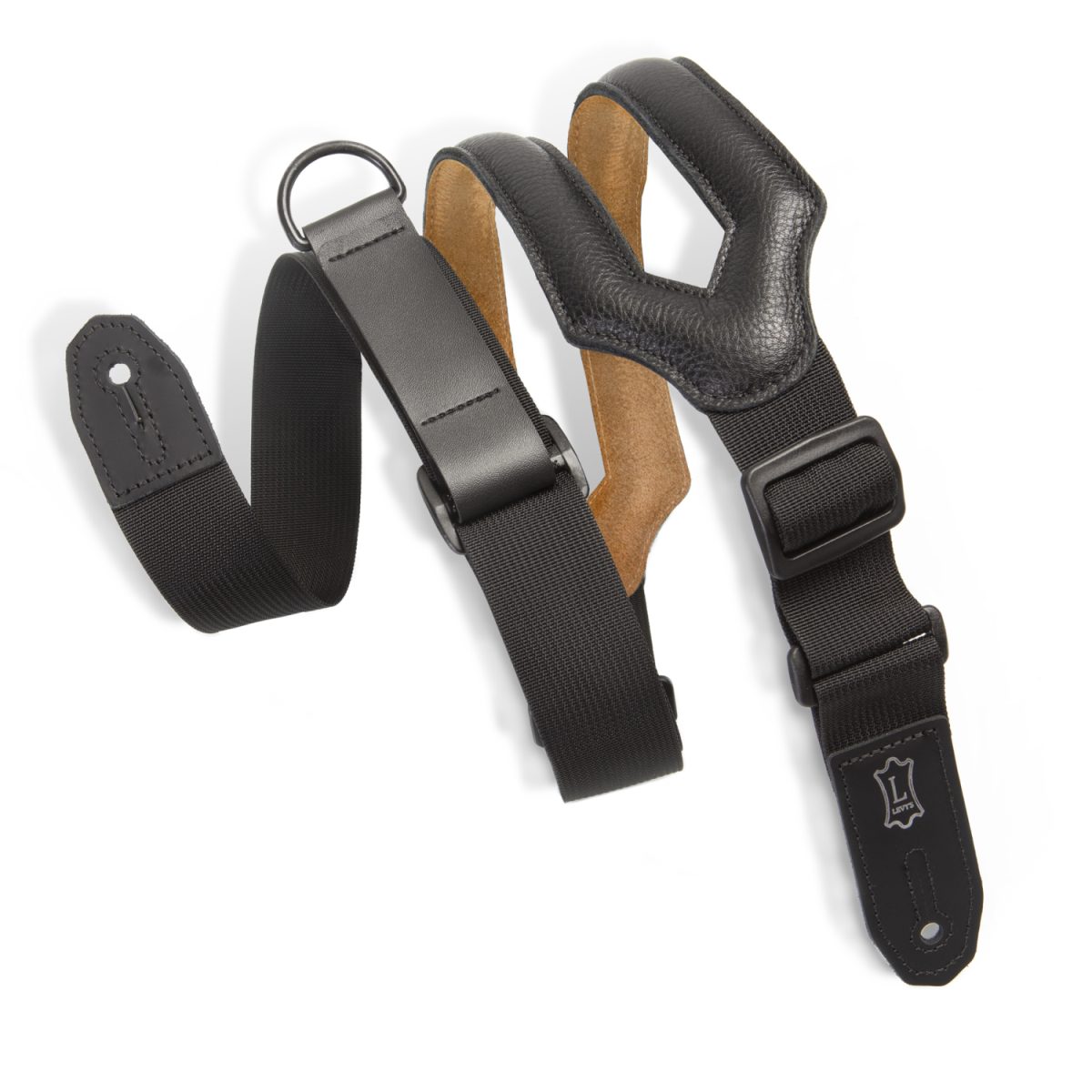 Levy's Specialty - Right Height™ Ergonomic Padded Guitar Strap – MRHSSBLK