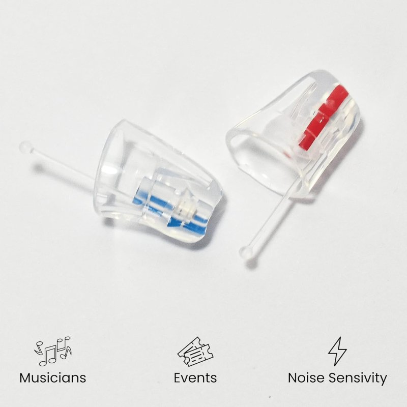 Earasers - Musicians Earplugs, Large (-19 dB Peak, NRR-5 | SNR-14) #M1-L