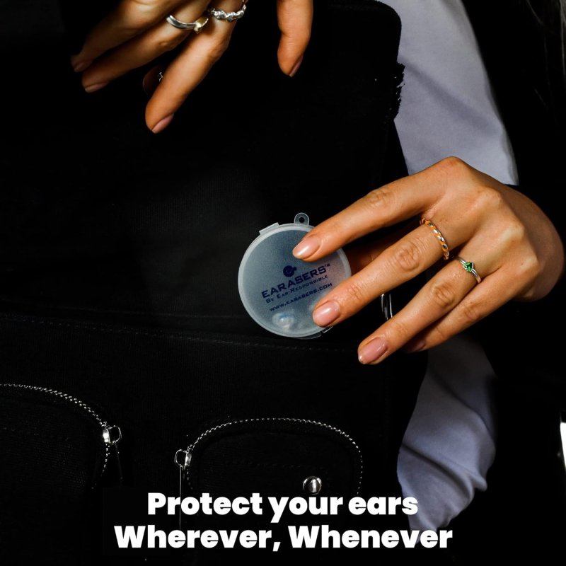 Earasers - Musicians Earplugs, Large (-19 dB Peak, NRR-5 | SNR-14) #M1-L