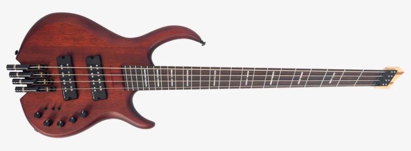 Sire - Marcus Miller M6 4-String Headless Electric Bass, Mahogany Satin #M6-HDL-4-MAS
