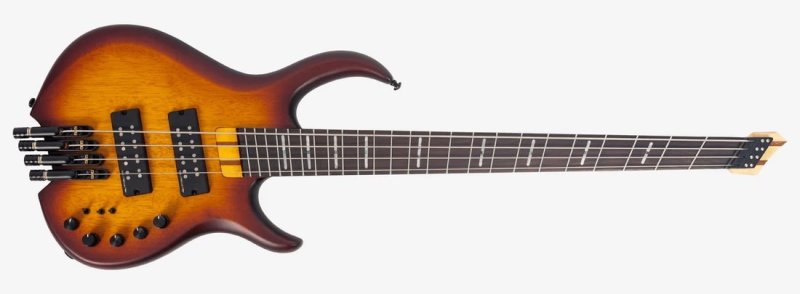 Sire - Marcus Miller M6 4-String Headless Electric Bass, satiné soleil #M6-HDL-4-TSS