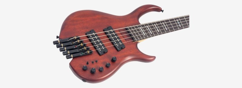 Sire - Sire Marcus Miller M6 5-String Headless Electric Bass, Mahogany Satin #M6-HDL-5-MAS