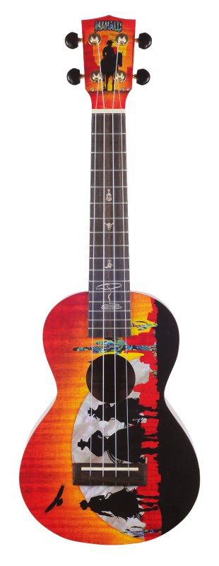 Mahalo - Artist Elite Series Concert Ukulele With Bag, Wild West #MA2WW