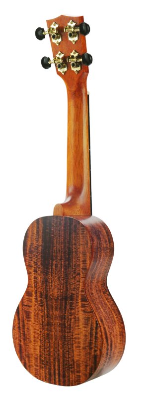 Mahalo - Artist Elite Series Photo Flame Koa Tenor Ukulele With Bag, Matt Finish #MA3KA