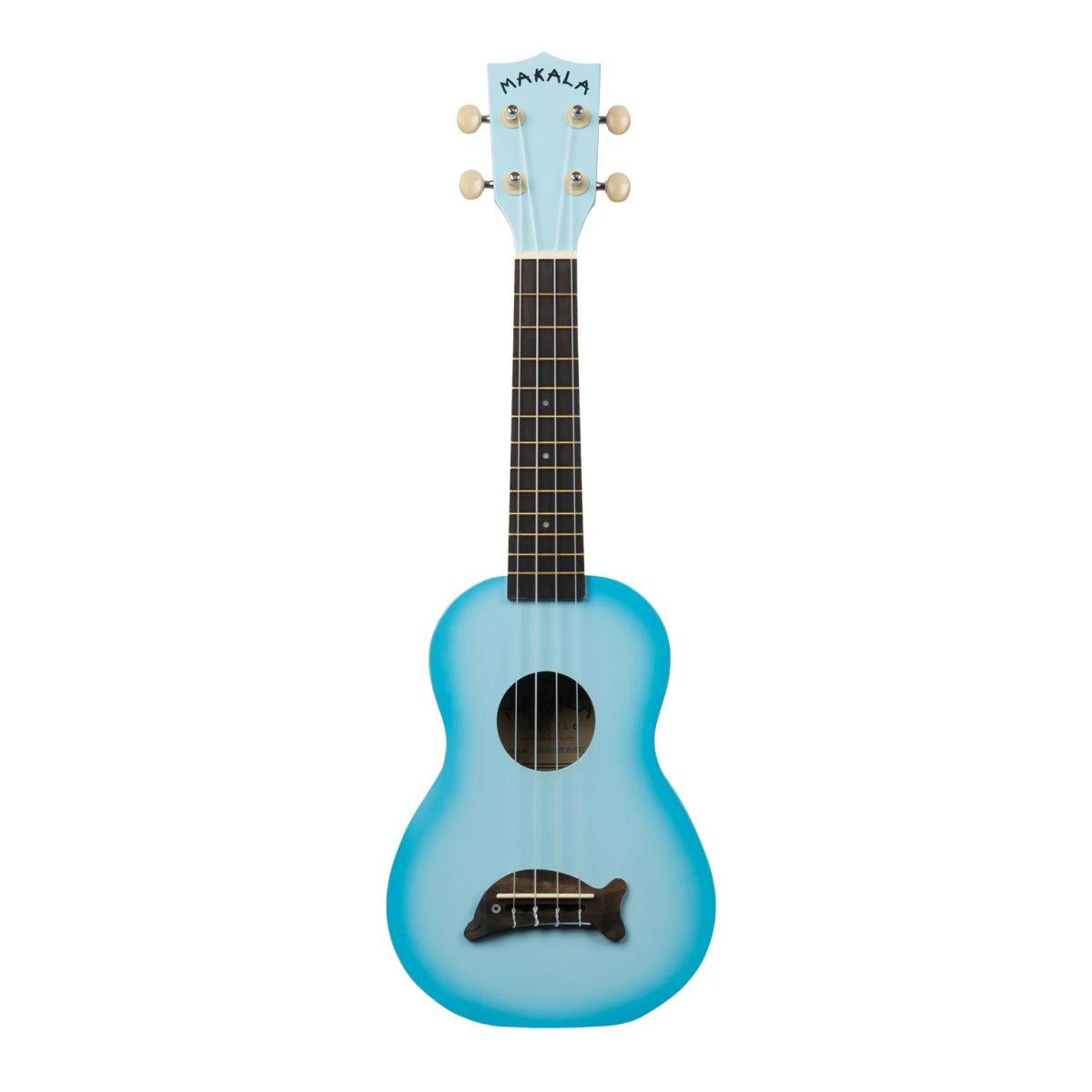 Makala - Soprano Dolphin Light Blue Burst Ukulele #MK-SD/LBLBURST — 2