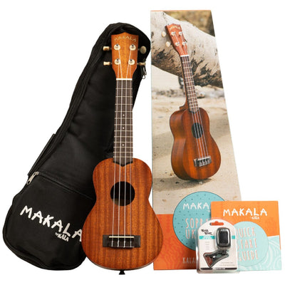 Makala - Ensemble Ukulélé Soprano avec sac et accordeur - SPACK