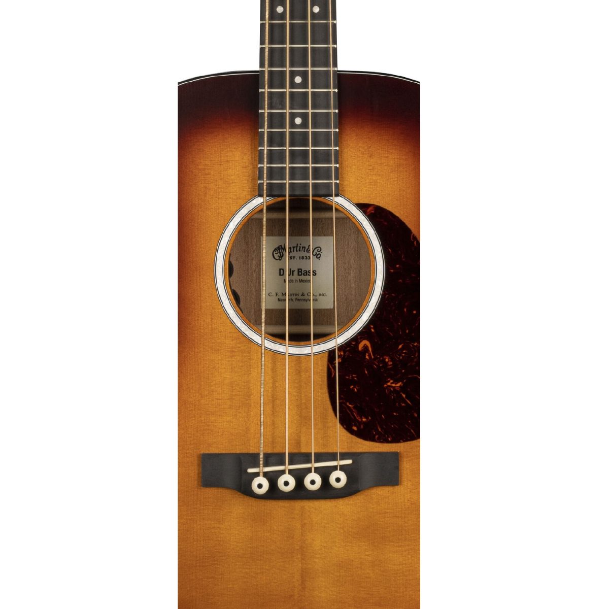 Martin - DJR-10E Bass Burst Rosette