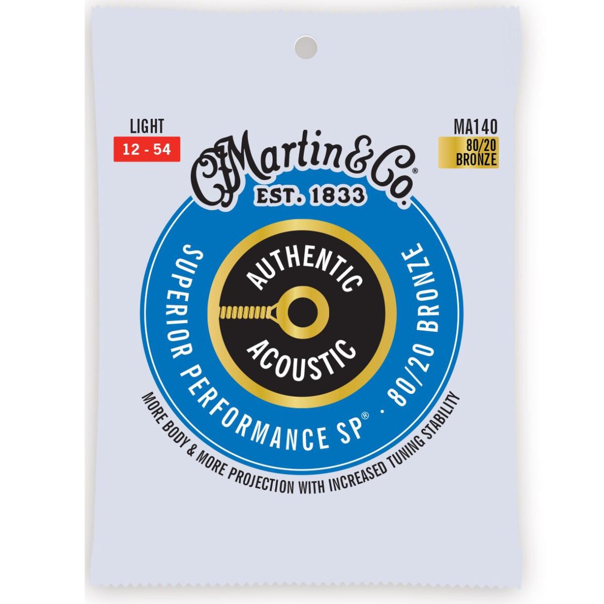 C.F. Martin & Co - MA140 Acoustic Strings 12-54