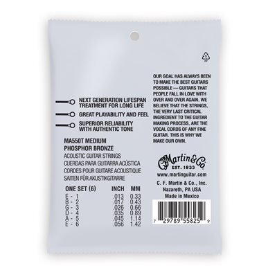 Martin MA550T Authentic Acoustic Lifespan 2.0 M back