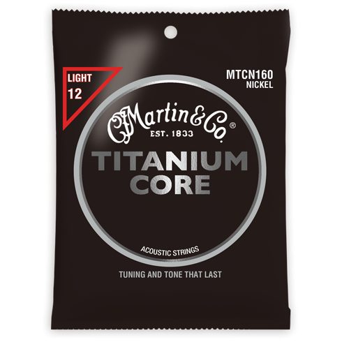 Martin MTCN160 Titanium Core acoustic guitar strings