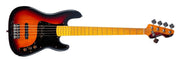 Markbass - GV5 Gloxy Passive 5-String Electric Bass, 3-Tone Sunburst #MB-GV-5-GLOXY-3TSNB-PASS