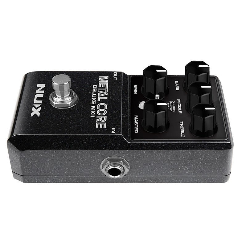 NUX - Hi Gain Distortion with 3 Amps / IRs True Bypass Effects Pedal #METALCORE-DELUXE-MKII