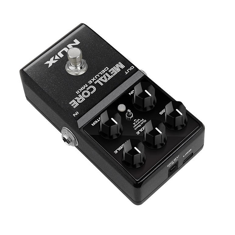 NUX - Hi Gain Distortion with 3 Amps / IRs True Bypass Effects Pedal #METALCORE-DELUXE-MKII
