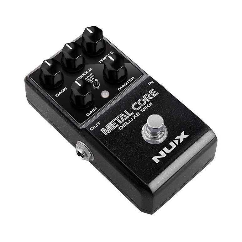 NUX - Hi Gain Distortion with 3 Amps / IRs True Bypass Effects Pedal #METALCORE-DELUXE-MKII