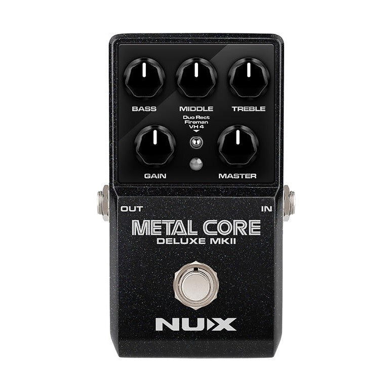 NUX - Hi Gain Distortion with 3 Amps / IRs True Bypass Effects Pedal #METALCORE-DELUXE-MKII